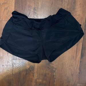 Black Lululemon shorts 2.5”